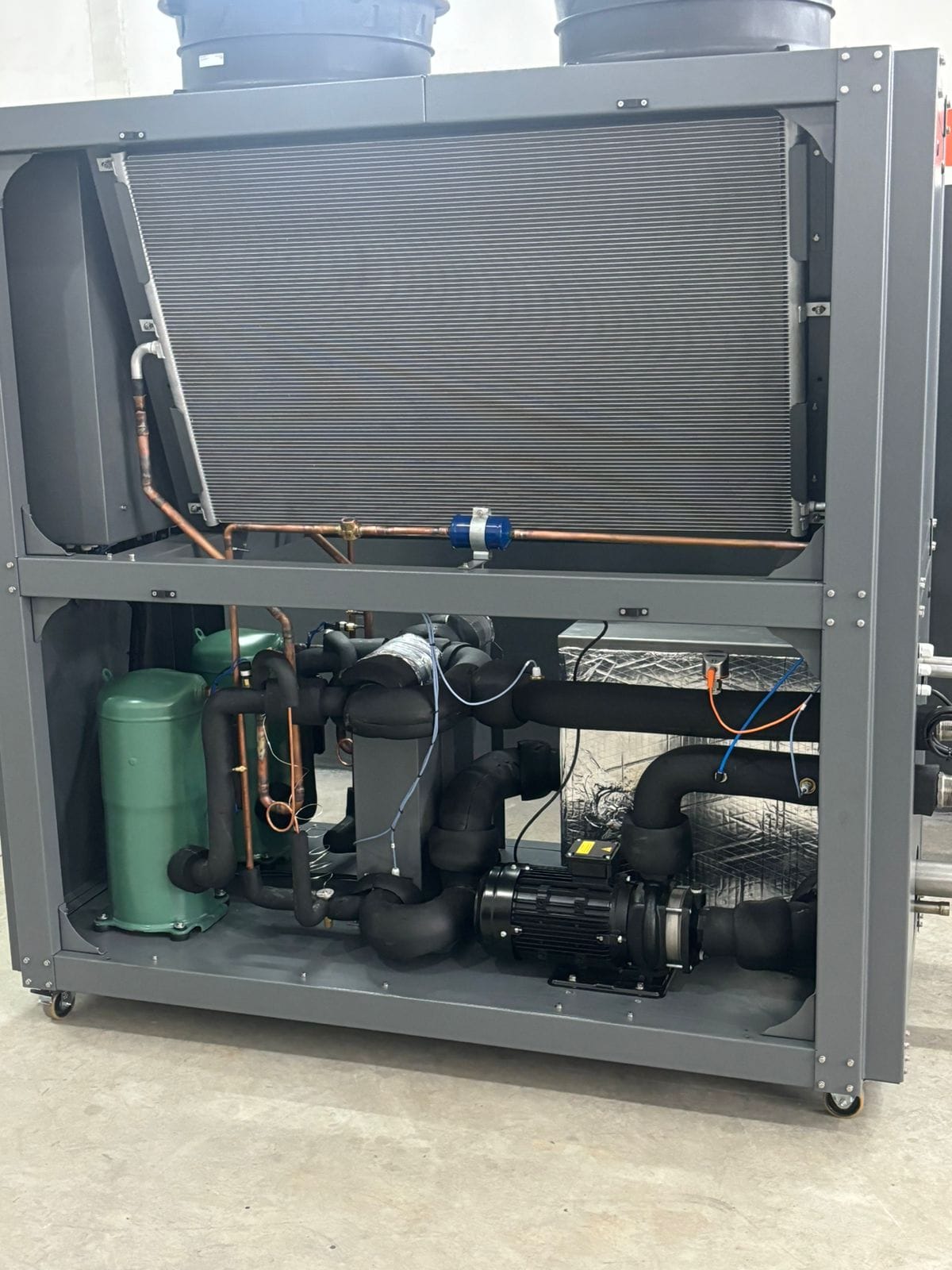 Detalhes técnicos do circuito de refrigeração
