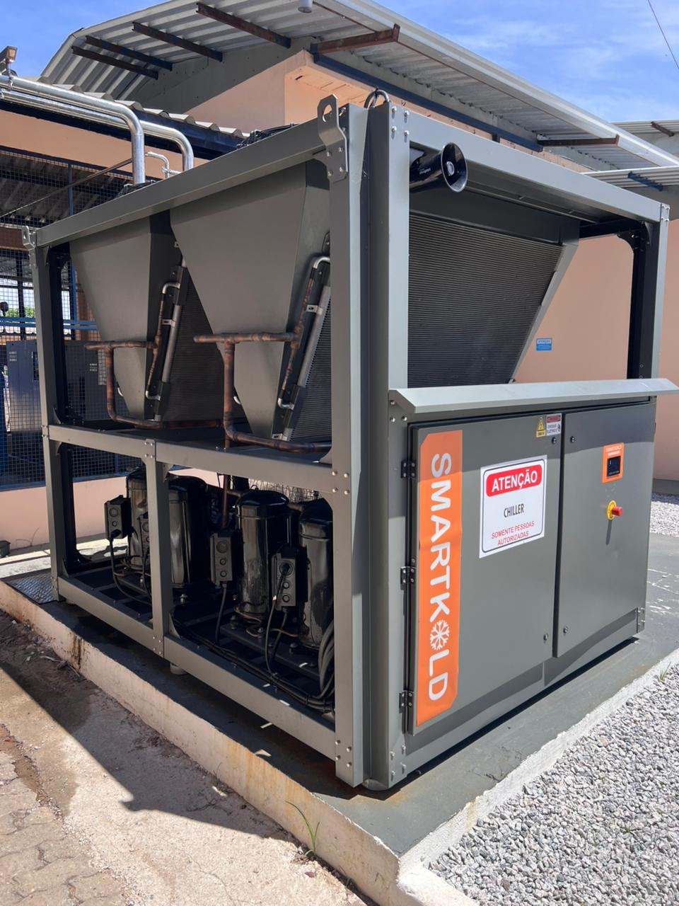Chiller Smartkold instalado em campo