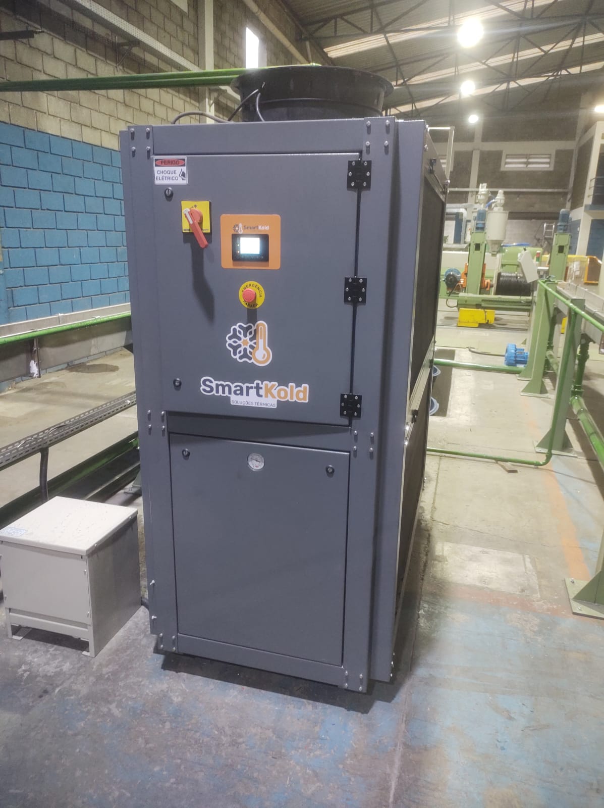 Chiller Smartkold em ambiente fabril